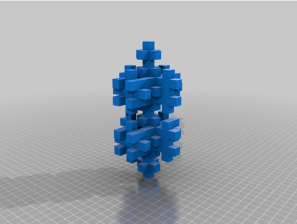 3d fractal erbevs123 3d print model - Mito3D