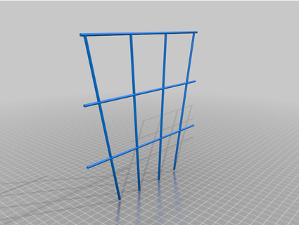 plant climbing aid grid ntlx 3d print model - Mito3D