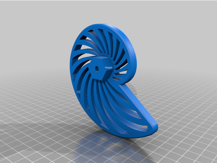 nautilus ruota luka spina ferro 3d print model - Mito3D