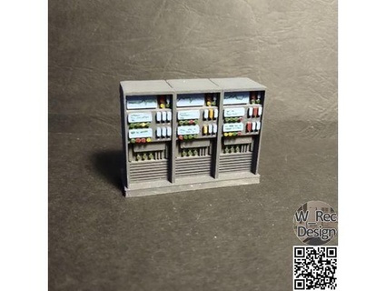 servidor estante rec 3d print model - Mito3D