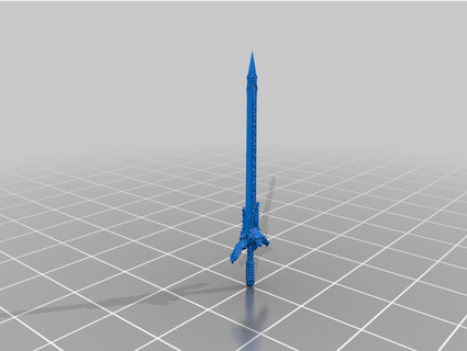 rúnico espada 3dartguy 3d print model - Mito3D