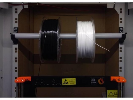rack mount filament spools oktkas 3d print model - Mito3D
