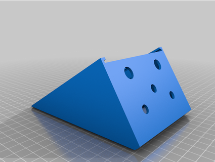 wedge pedal enclosure bluffchill 3d print model - Mito3D