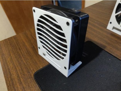 bureau ventilateur souder fumée extracteur mini air filtre 120 mm thatdude902 3d print model - Mito3D