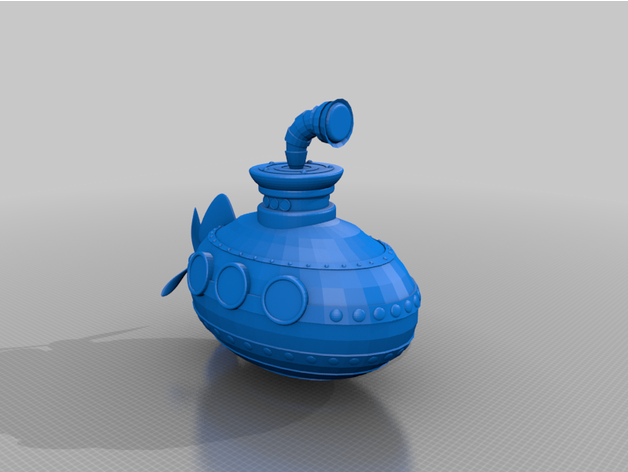 submarino amarillo danielmurcia90 3D print model - Mito3D
