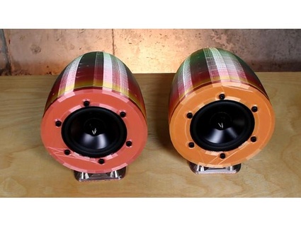 full range speakers 4 dayton audio rs100-4 kapman1 3d print model - Mito3D