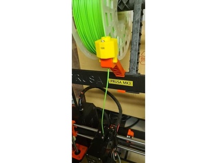 removable prusa mk3 filament guide filter ictavatar 3d print model - Mito3D