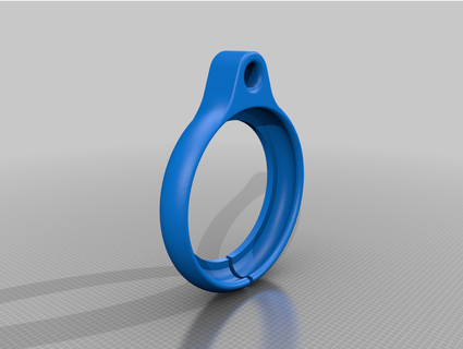 airtag keyring accessory jacepalmer 3d print model - Mito3D