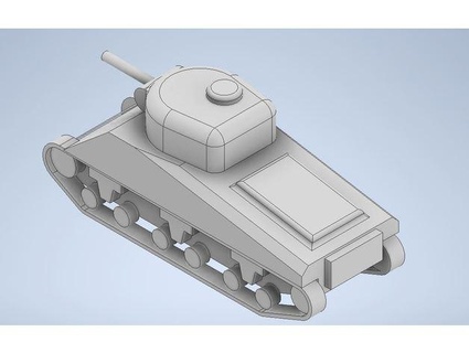 tanques pantera Sherman jogo 3d print model - Mito3D