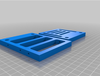 teleprompter base split cladkins 3d print model - Mito3D