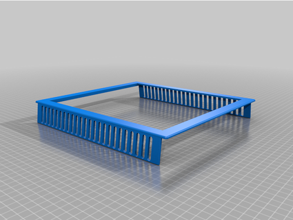 drying fridge trays fan support rappy21 3d print model - Mito3D