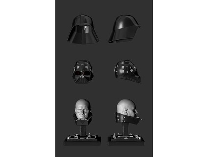 Darth Vader büst mariopitanguy 3d print model - Mito3D