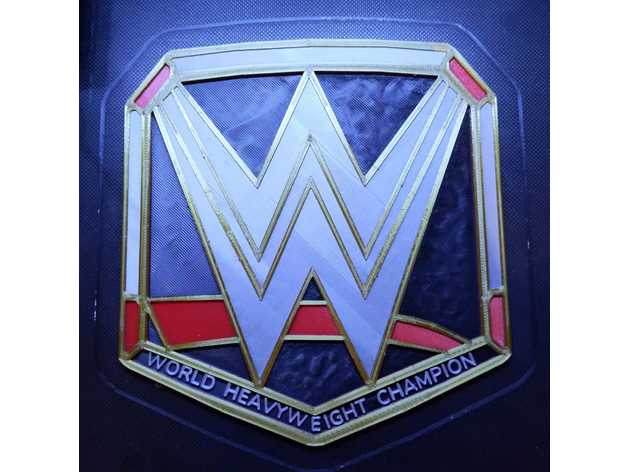 wwe campionato cintura gh2020 3D print model - Mito3D