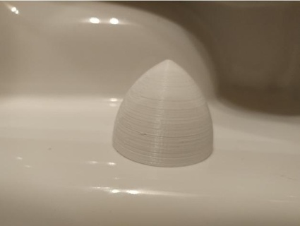 cap toilet hold bolt zonics 3d print model - Mito3D