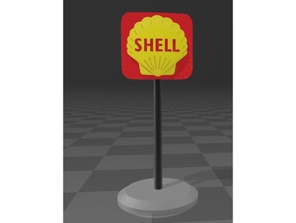 gas station sign 2 0patience 3d print model - Mito3D