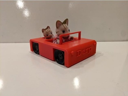 derp carro criaturas produções idiotas 3d print model - Mito3D