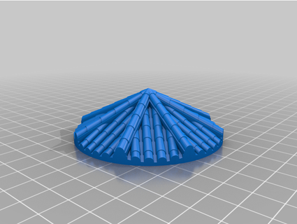 exin castillos tejados circulares de tejas guillermofp 3d print model - Mito3D