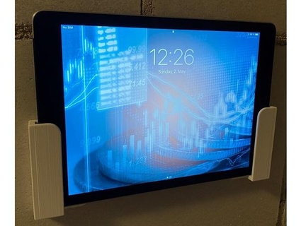 tablet wall mount fredicious 3d print model - Mito3D