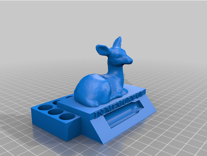deer trophy memory dykkalle 3d print model - Mito3D