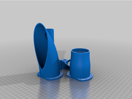 l'eau jet buse extrudeuse journal mère 3d print model - Mito3D
