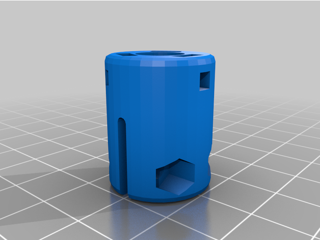 adjustable anti wobble z coupler denes 3D print model - Mito3D