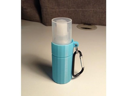 mano disinfettante titolare supporto muji 30 bottiglie chankarhay 3d print model - Mito3D