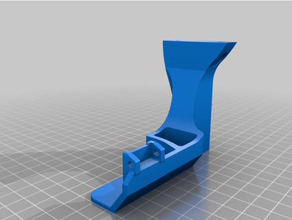 purge bucket holder - snapmaker 20 iwipeout 3d print model - Mito3D