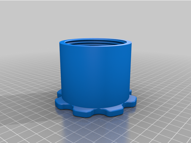 Container screw on Deckel Hersteller 3D print model - Mito3D