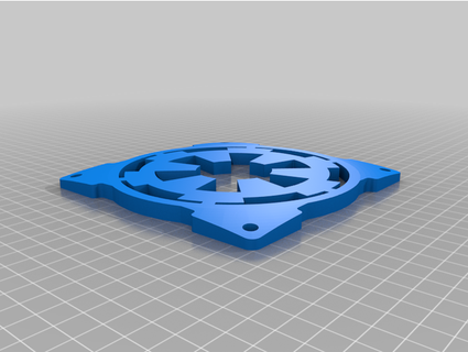 140mm galattico impero fan griglia gkool 3d print model - Mito3D