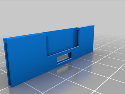 verticale cieco banderuola riparazione clip pacchikannan 3d print model - Mito3D