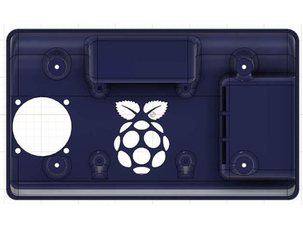 case raspberry pi 7 touch screen towndrunk 3d print model - Mito3D