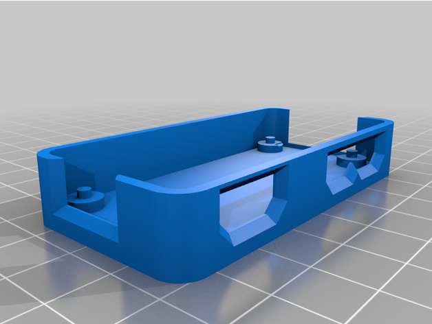 pizerocase ouvert caméra fente rails rafi1421 3D print model - Mito3D