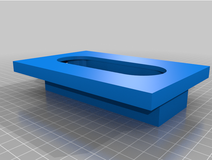 recessed google nest hello doorbell box stonebraker 3d print model - Mito3D