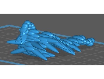 artiglio verme scifi prigione bug mostro tavolo miniatura ossidiana 3d print model - Mito3D