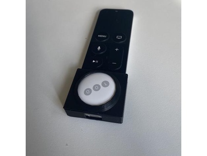 airtag siri remote connector paranoidsapien 3d print model - Mito3D