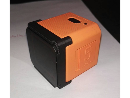 câmera corrida 5 laranja colher sopa filtro suporte colheita 3d print model - Mito3D