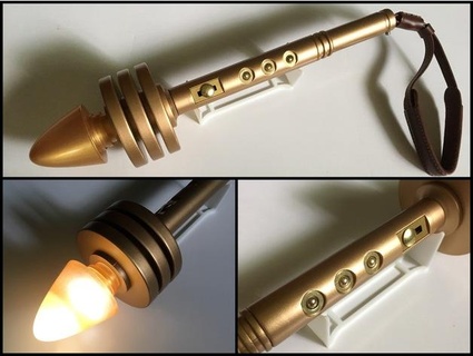 golden age starman gravity rod - parts internal lighting mooslug 3d print model - Mito3D