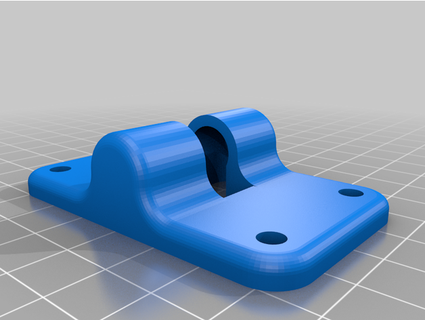 kampçı kapı Kulp destek tutmak hesaplanmış 3d print model - Mito3D