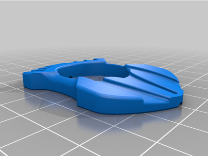 knuckles spaceship edc gzbys 3d print model - Mito3D
