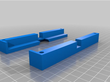 horizontal ipad mini wall mount rob180sx 3d print model - Mito3D