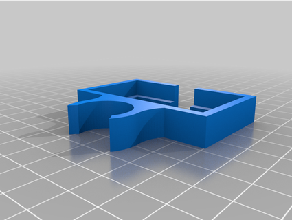 psu suporte curva abstrata 3d print model - Mito3D