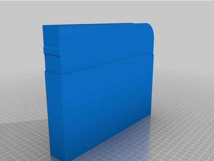 a4 longo prazo armazenamento caixa coragem ferro 3d print model - Mito3D