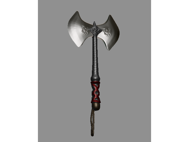 warrior hatchet ancient times ax bayky 3D print model - Mito3D