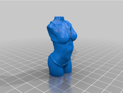 femmina corpo zaffiro stagionale 3d print model - Mito3D