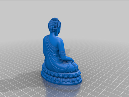 thailand buddha - repaired flattened lenny421 3d print model - Mito3D