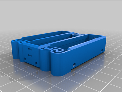 alternating flexing battery 3aa dusart 3d print model - Mito3D