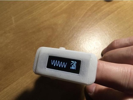 finger pulse oximeter max30102 wlagiewka 3d print model - Mito3D