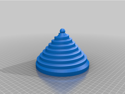 guidato spirale cono schernire 3d print model - Mito3D
