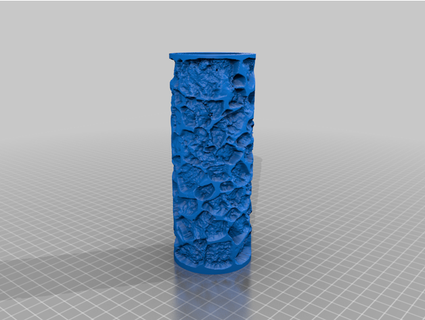 guijarro textura laminación alfiler Iniciado 3d print model - Mito3D