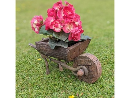 cartoon-style wheelbarrow planter creaturesandtheming 3d print model - Mito3D